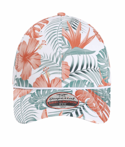 White Multi Colored Floral